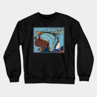 Persistence of Memory like Crewneck Sweatshirt